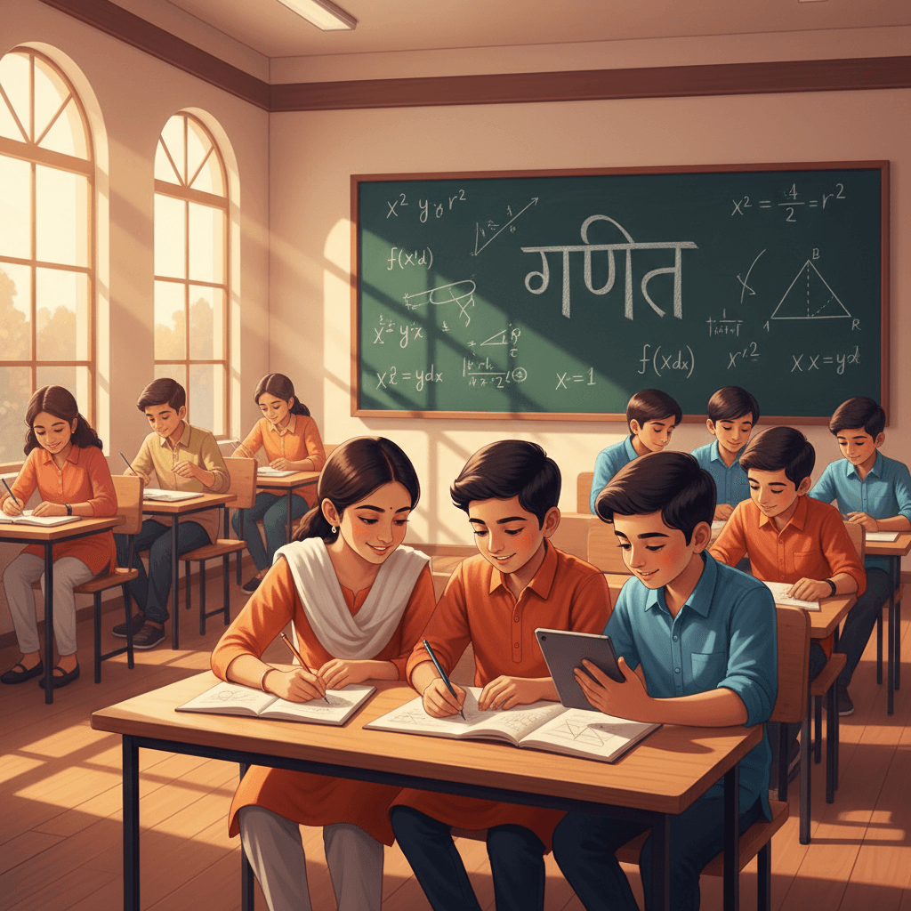 UP Board कक्षा 9 गणित अभ्यास हिंदी में