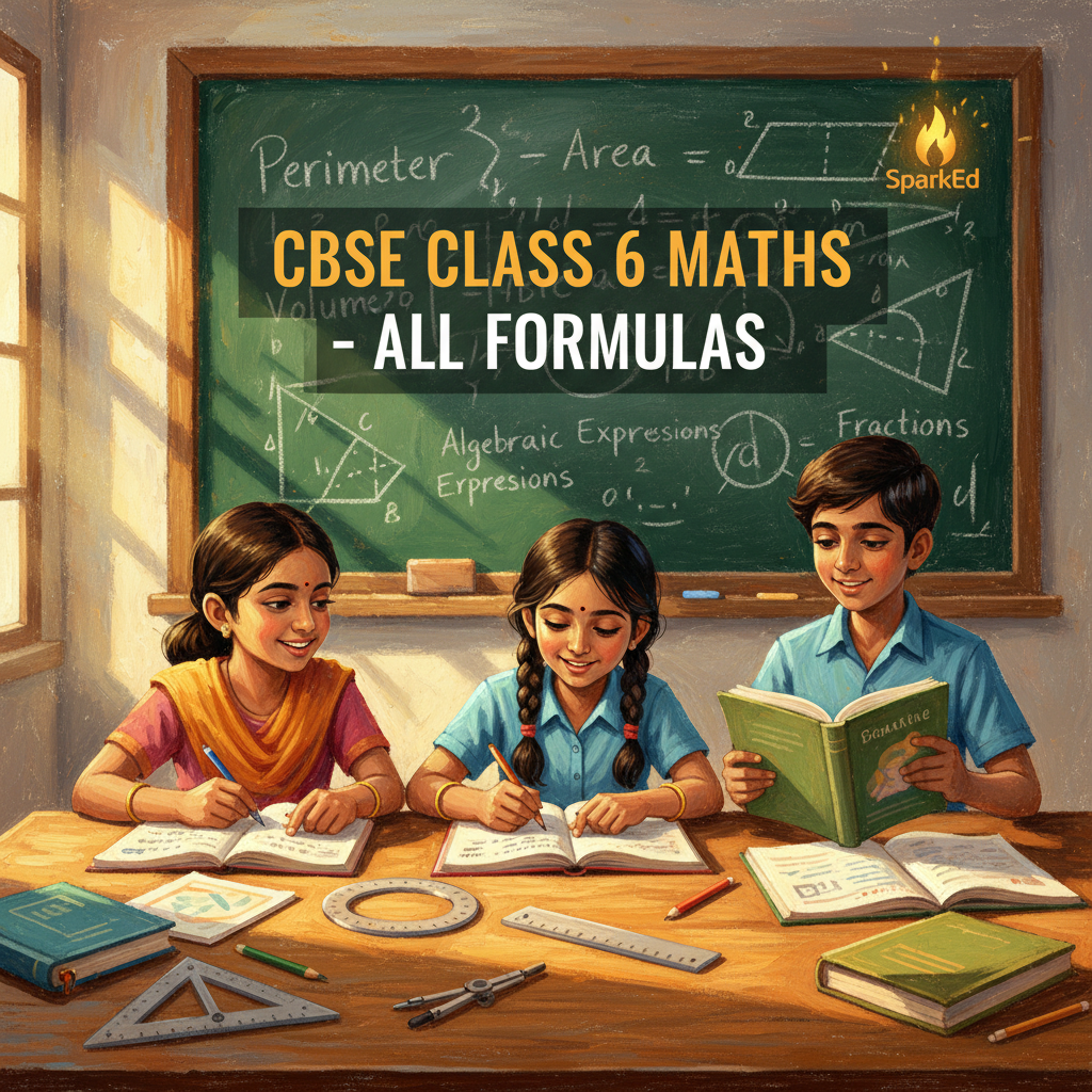 Class 6 Maths All Formulas: The Complete CBSE Formula Sheet (2026 ...