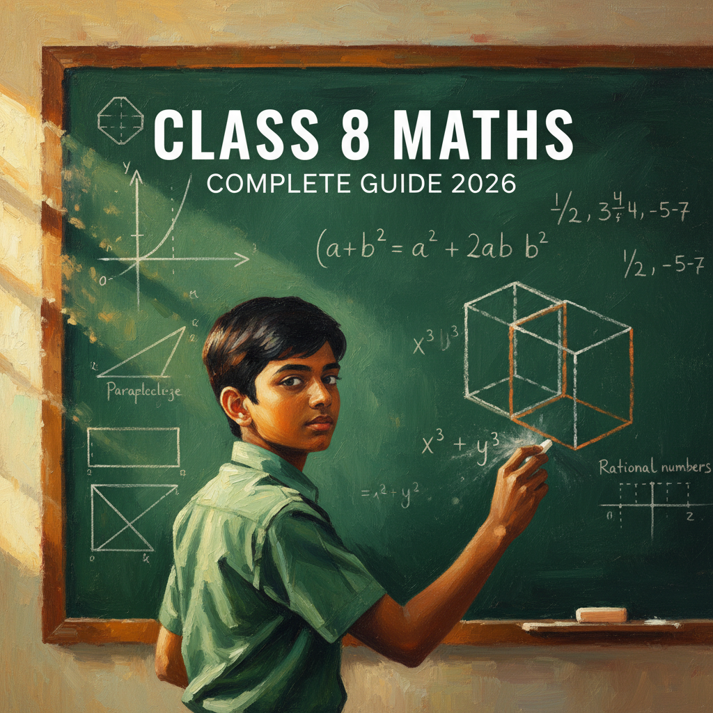 Class 8 Maths — Complete Guide, Syllabus, NCERT Solutions, Worksheets ...