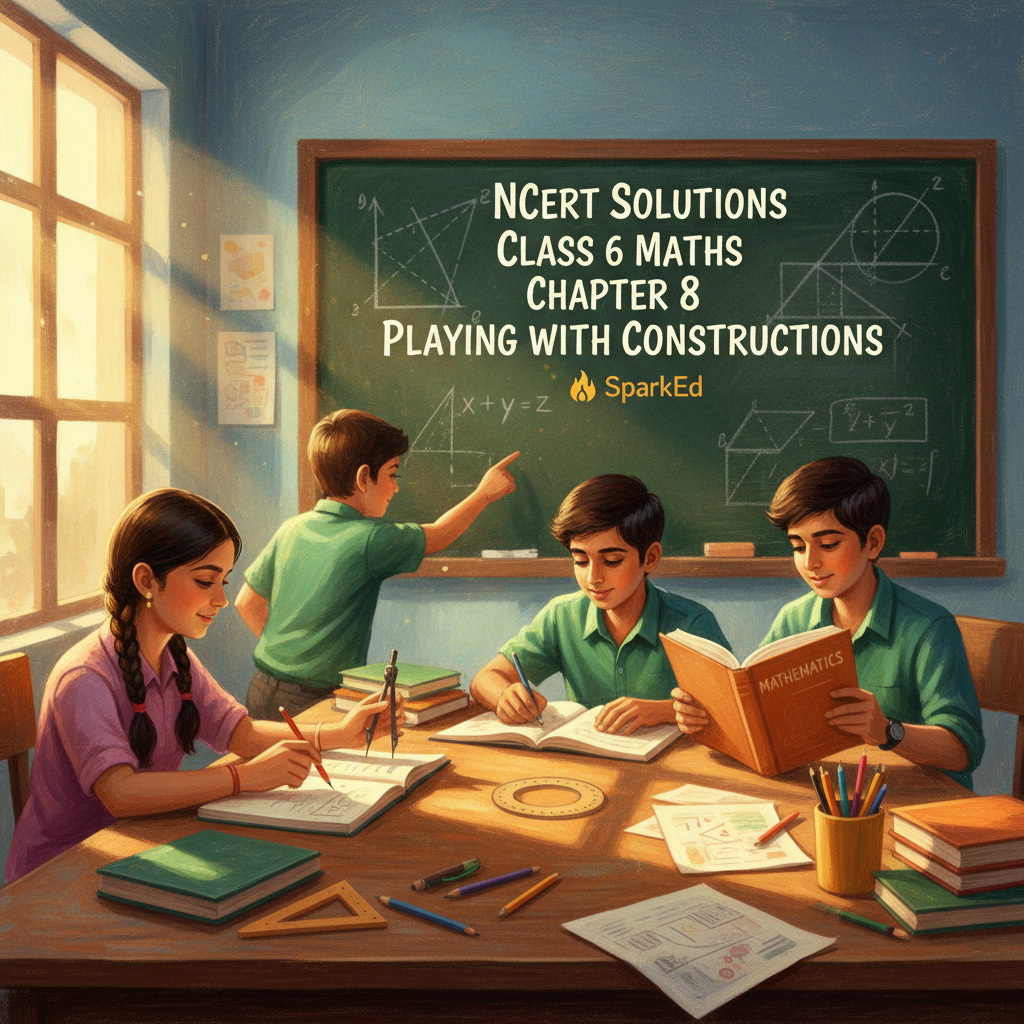 NCERT Solutions for Class 6 Maths Chapter 8: Playing with Constructions ...